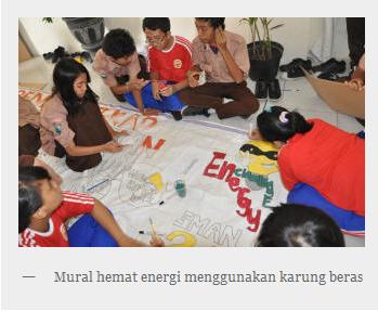 Poster dan Mural Hemat Energi SMAN 21 Surabaya
