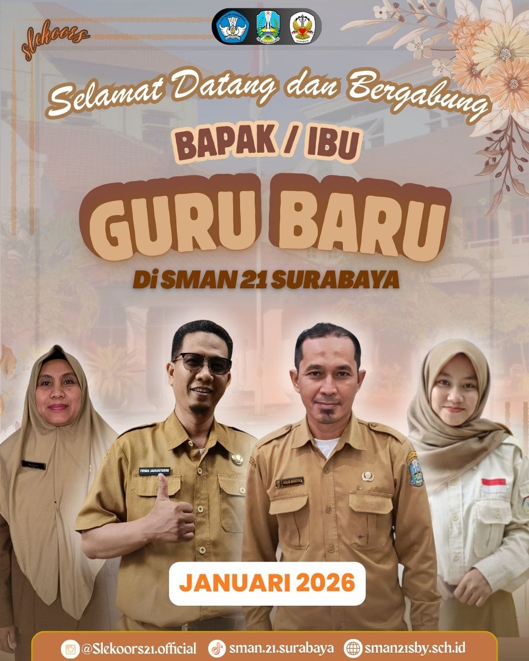 Guru Baru, Semangat Baru untuk SMAN 21 Surabaya