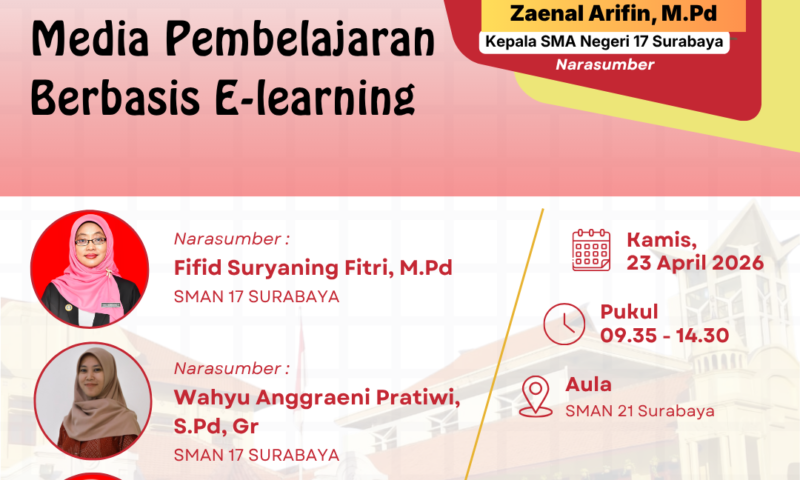 Workshop E-Learning dan Penguatan Kompetensi Guru Digelar di SMAN 21 Surabaya