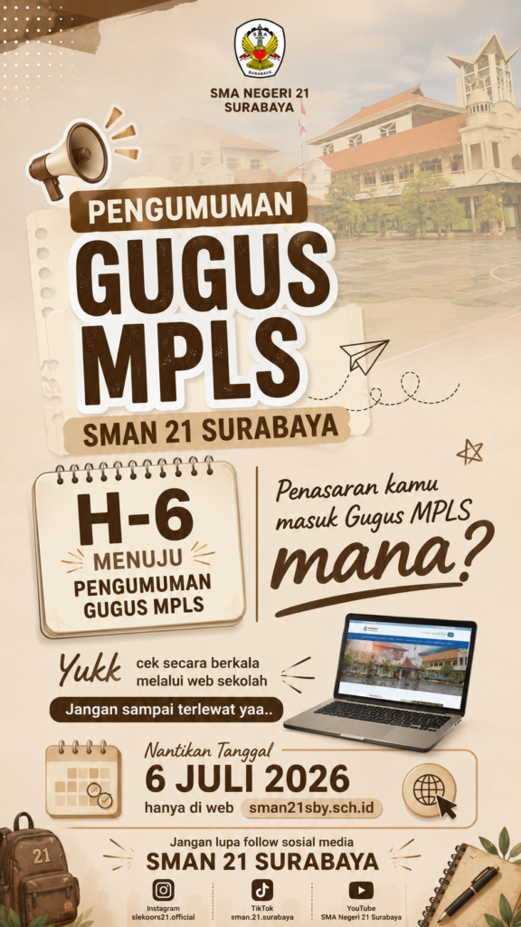 PENGUMUMAN GUGUS MPLS KELAS X TAHUN PELAJARAN 2026/2027